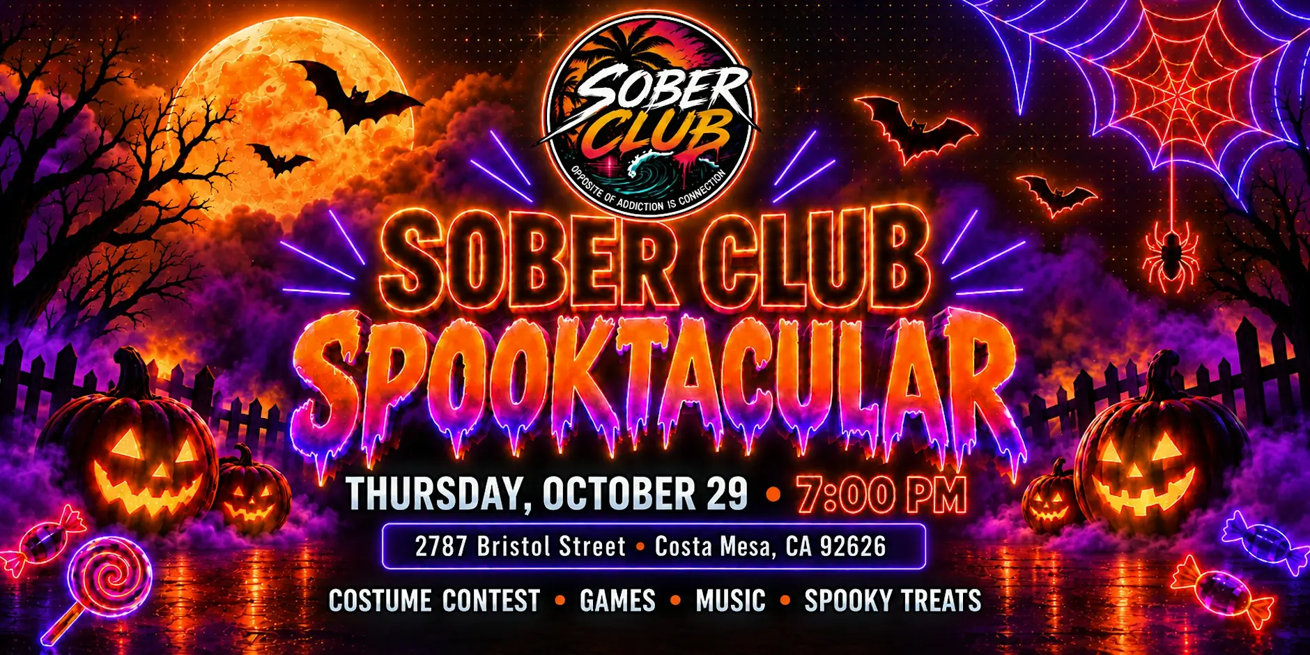 Sober Club Spooktacular | October 29th, 2026