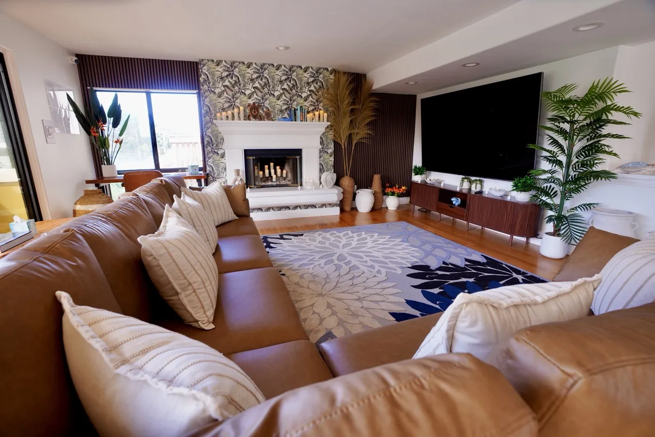 living room fireplace Large Facility Tour